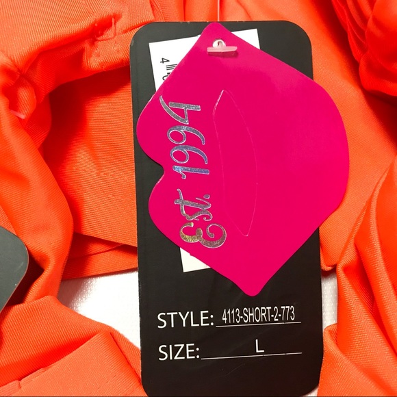 Womens 2 Pcs Cycling Outfit  Shorts Crop Top L - Picture 7 of 10